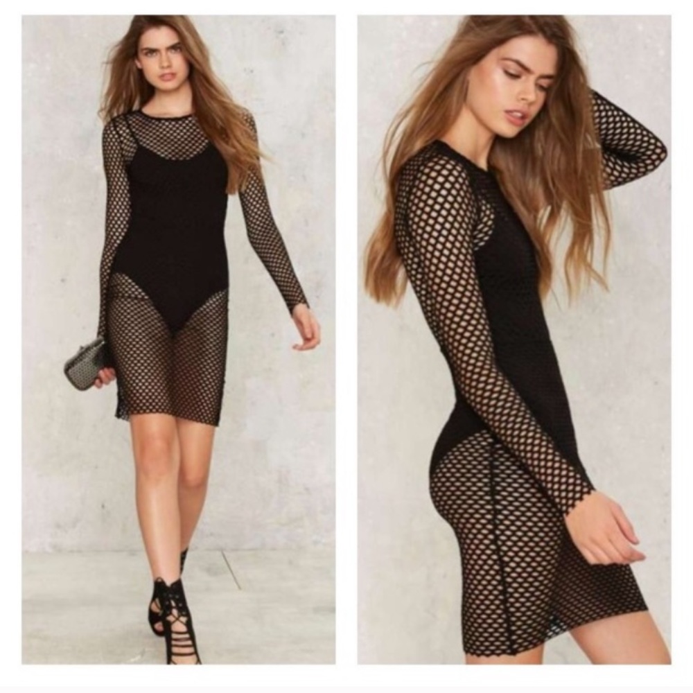 Nasty Gal you caught me fishnet body suit